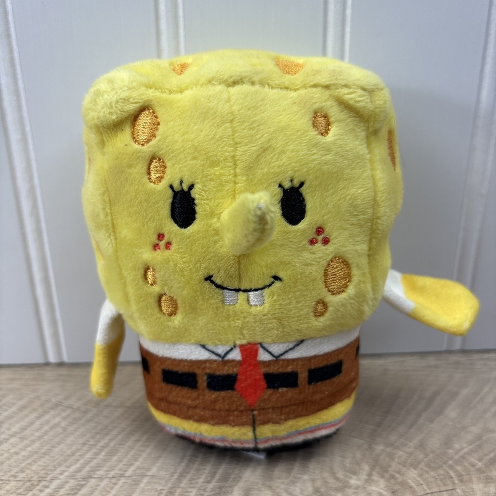 Hallmark Itty Bittys SPONGEBOB SQUAREPANTS Plush Figure Stuffed Animal Toy USED